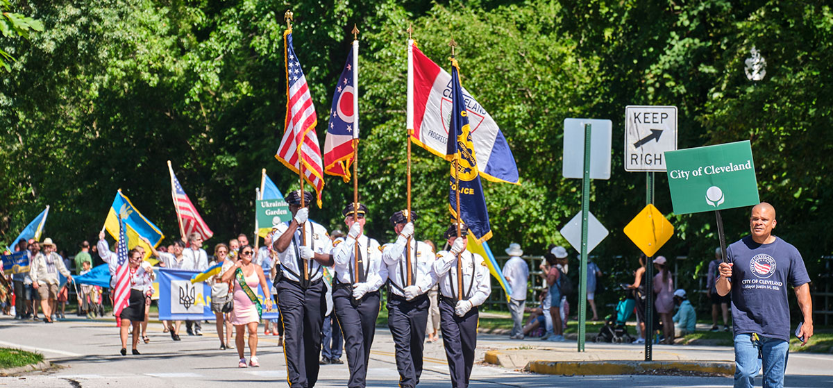 March with prideParade of Flags