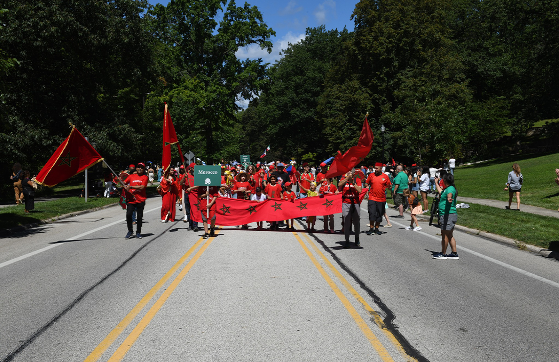 March with prideParade of Flags